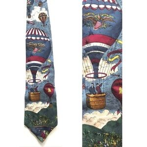 Hot Air Balloon Up Up and Away Tie